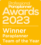 Professional Paraplanner Awards 2023 Logo
